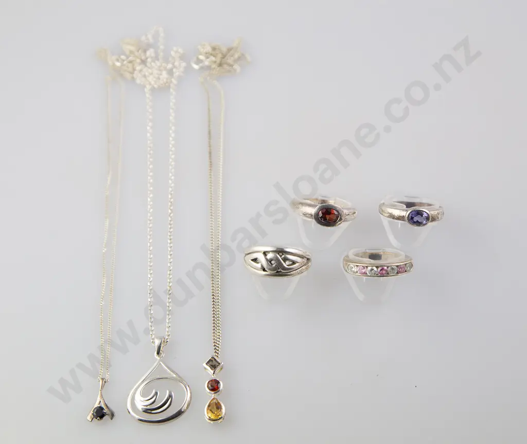 As New Silver & Crystal Jewellery Image 1++