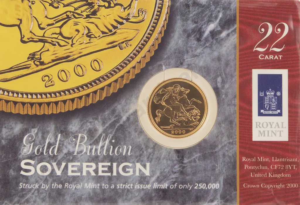 Royal Mint 2000 Sovereign Image 1++