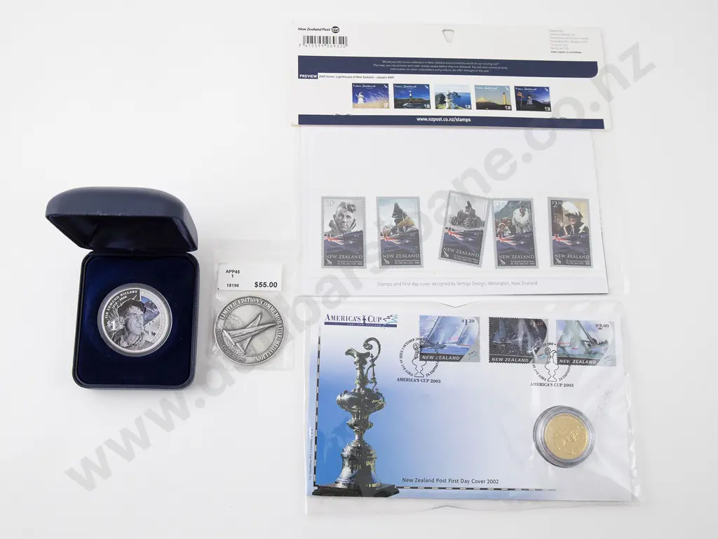 NZ Proof Silver Dollar and Commemoratives Image 1++