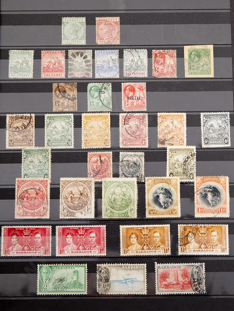 Five Vintage Stamp Albums Image 1++