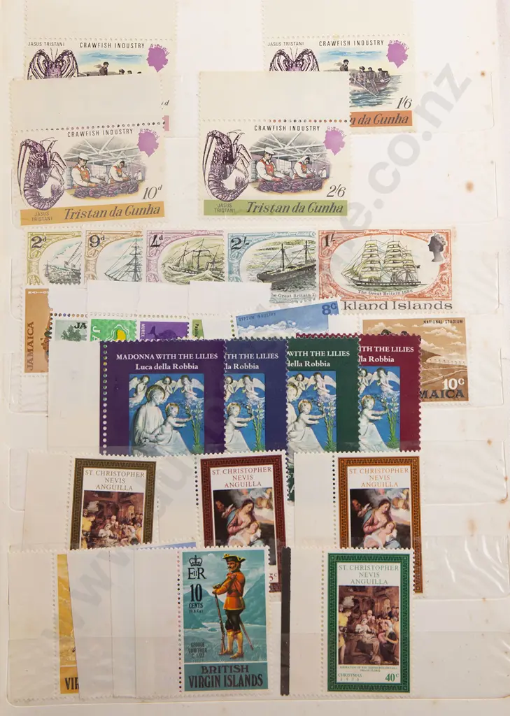 Five Vintage Stamp Albums Image 1++
