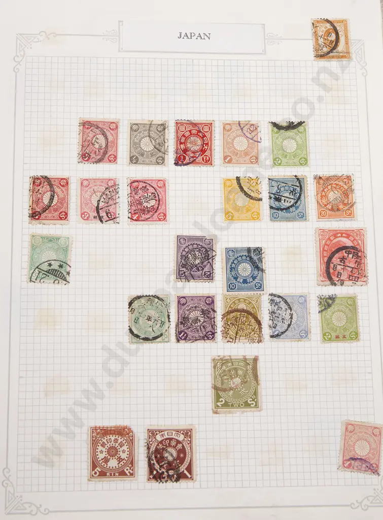 Four Vintage World Stamp Albums Image 1++
