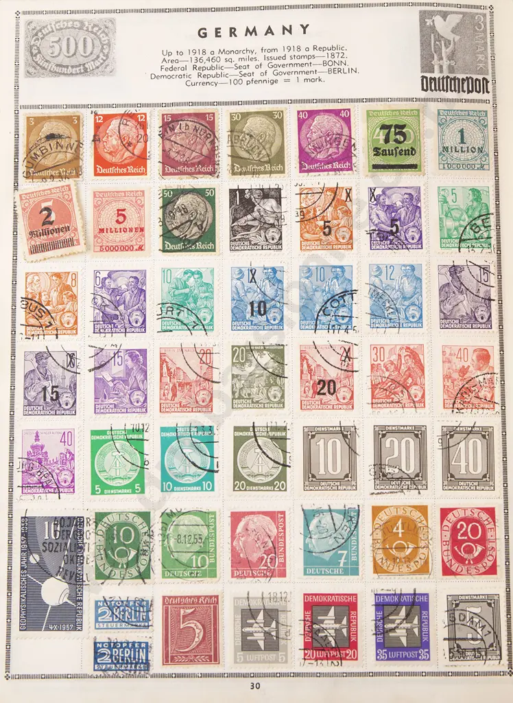 Five Vintage World Stamp Albums including China Image 1++