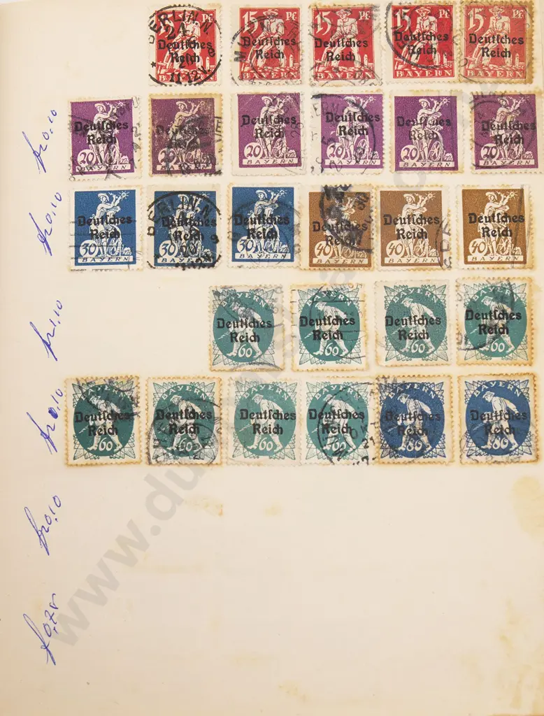 Four Small Vintage World Stamp Albums Image 1++