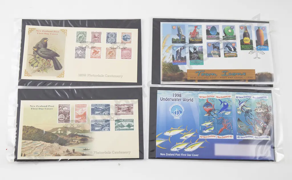 Three FDC Albums of NZ Image 1++