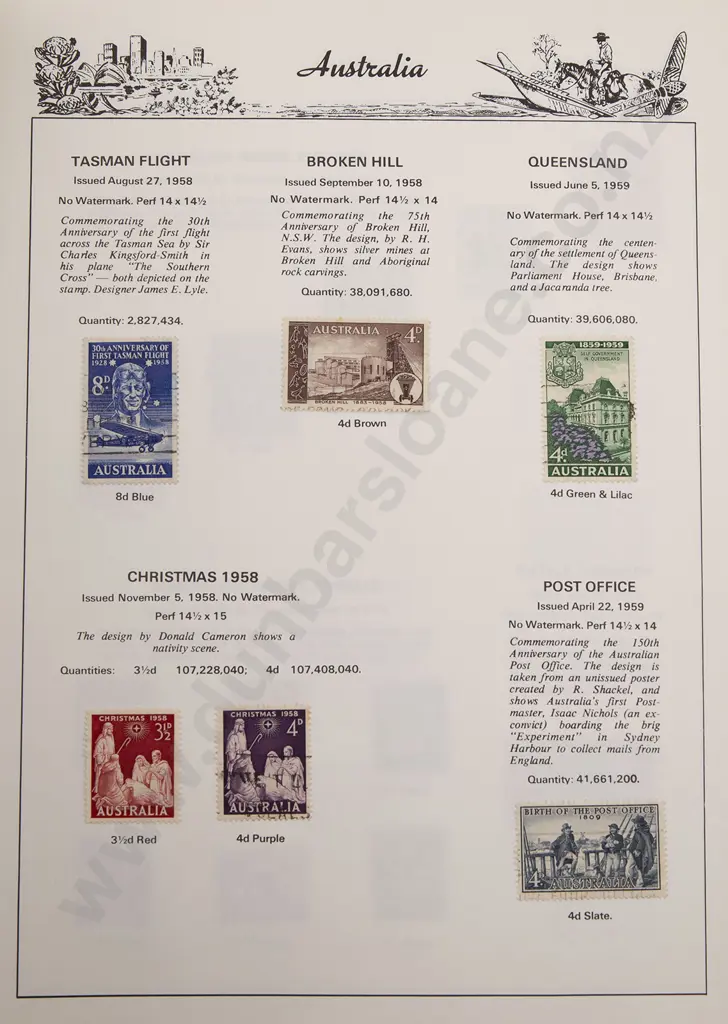 Six Vintage Albums mainly Australian with some World Image 1++