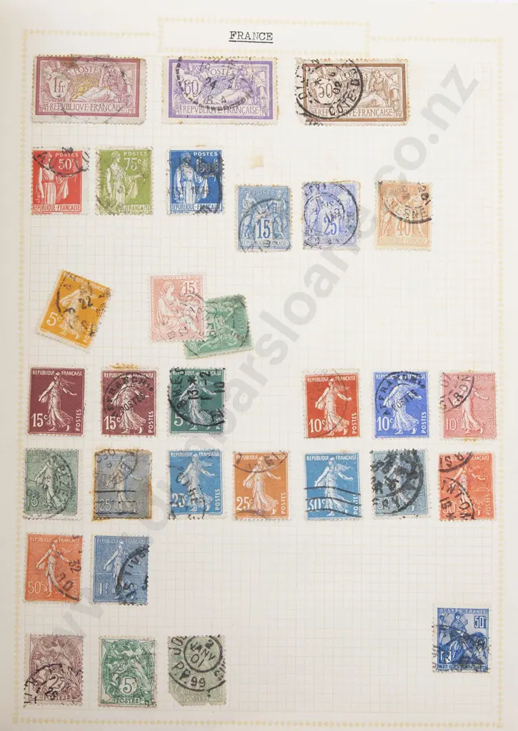 Four Vintage World Stamp Albums Image 1++