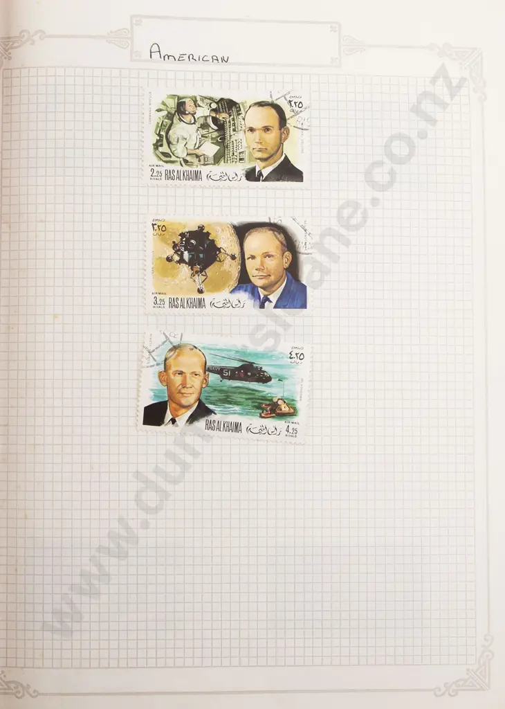 Four Vintage World Stamp Albums Image 1++