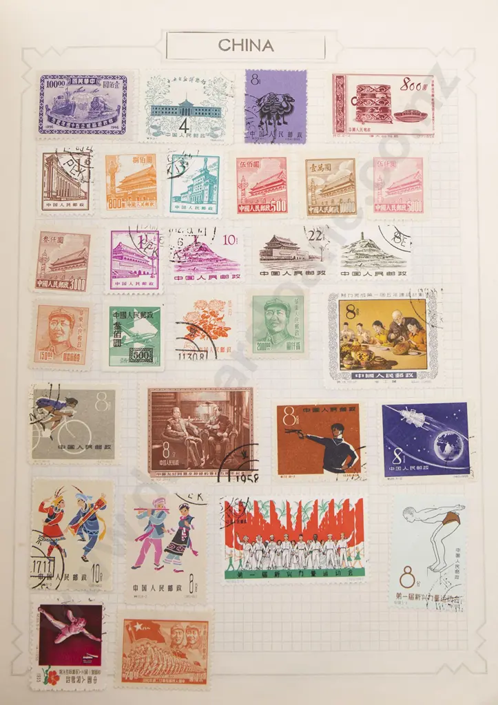 Five Stamp & Stock Book Albums Image 1++