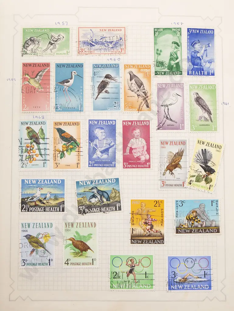 Five Stamp & Stock Book Albums Image 1++