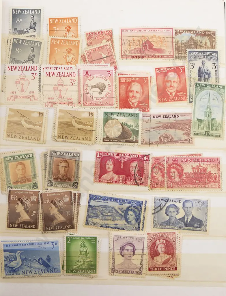 Five Stamp & Stock Book Albums Image 1++