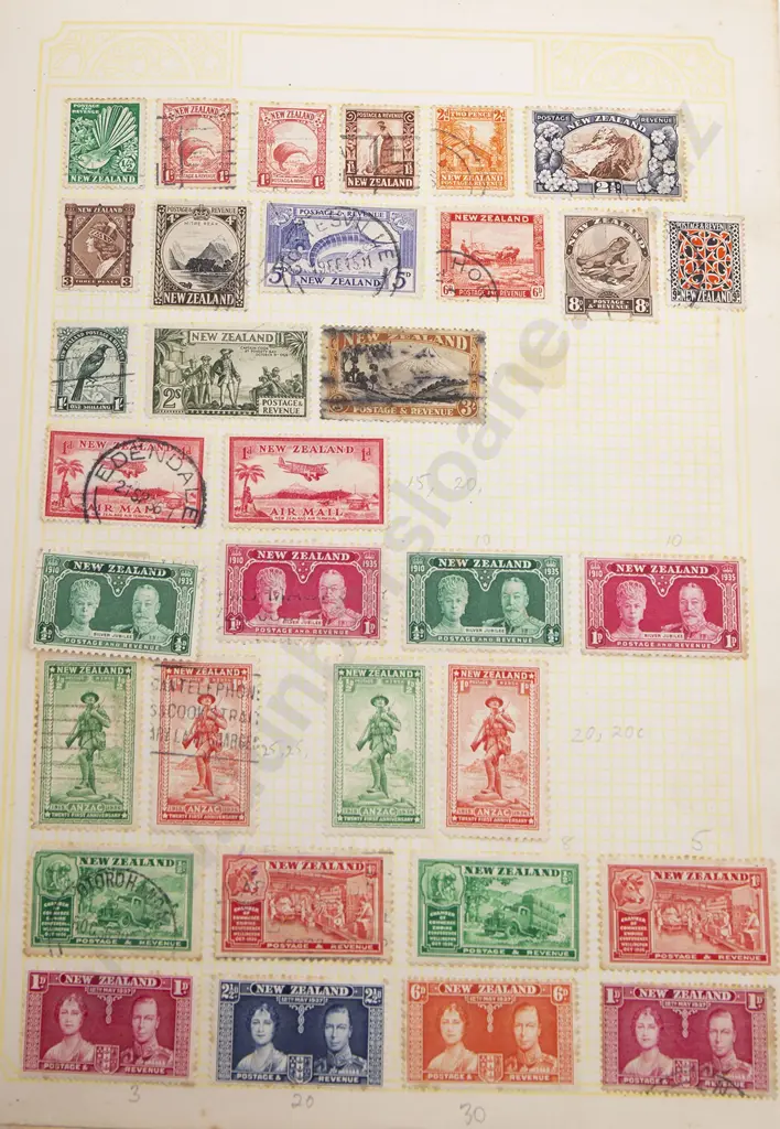 Three Vintage Stamp Albums Image 1++