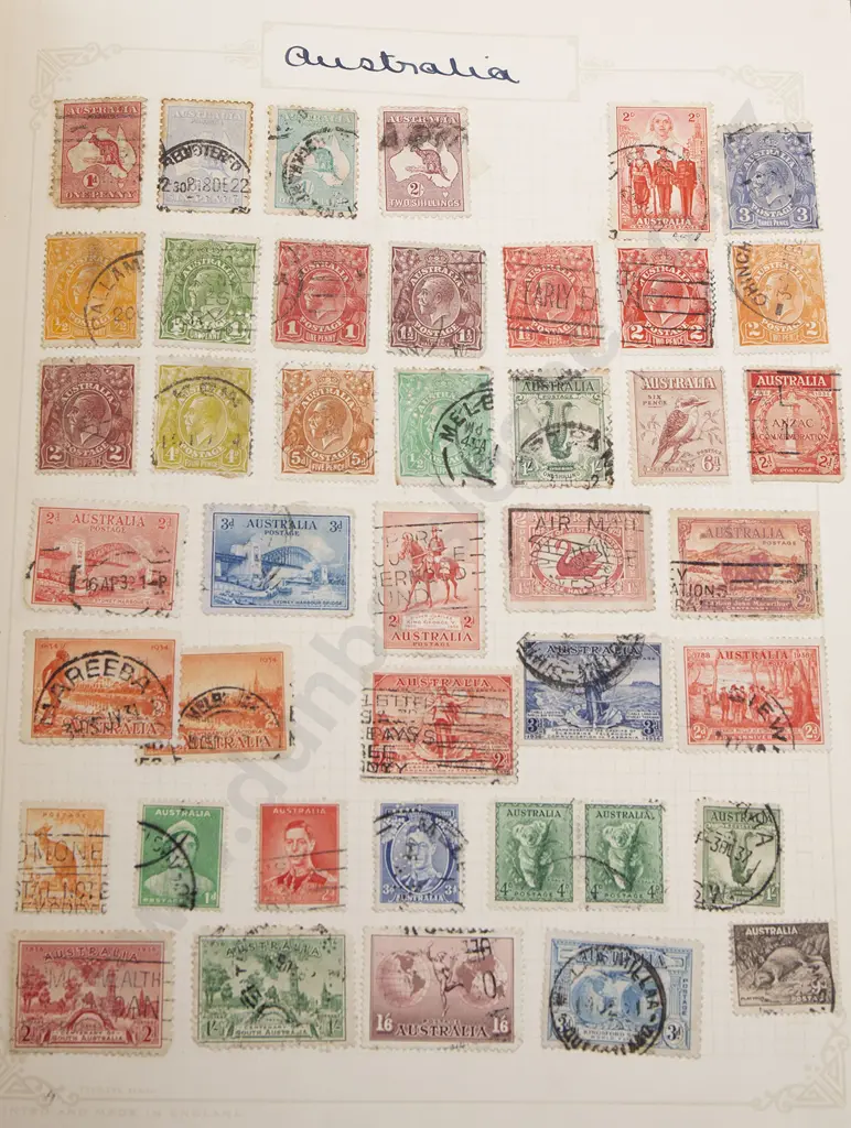 Three Vintage Stamp Albums Image 1++