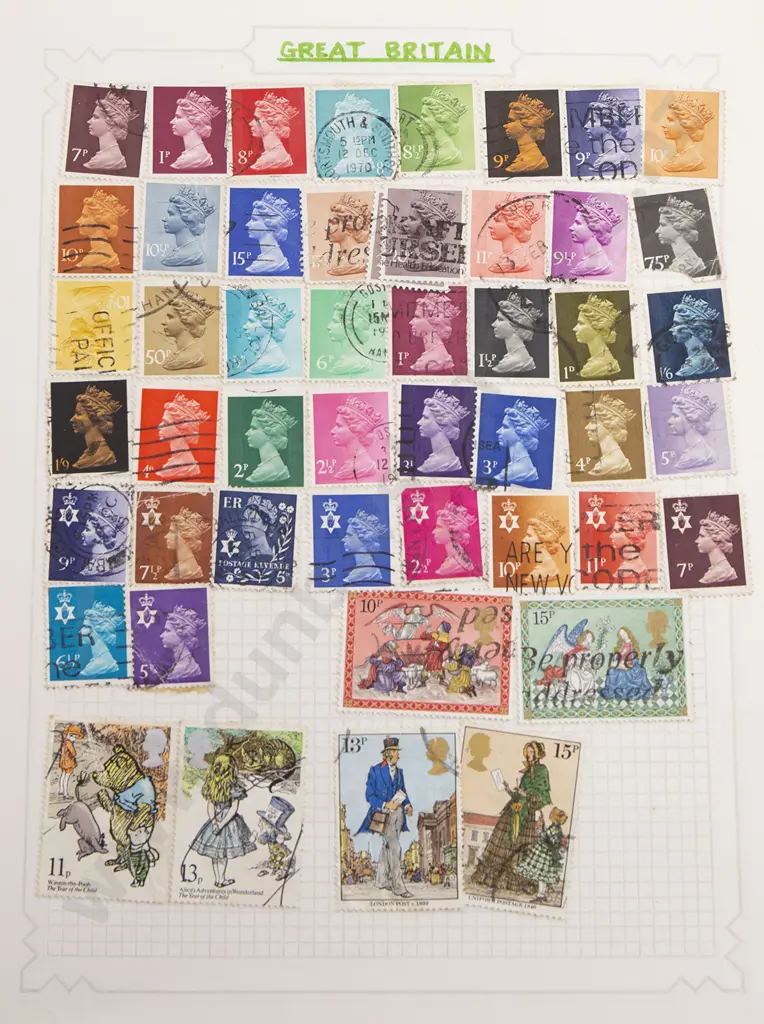 Six Vintage Stamp Albums Image 1++