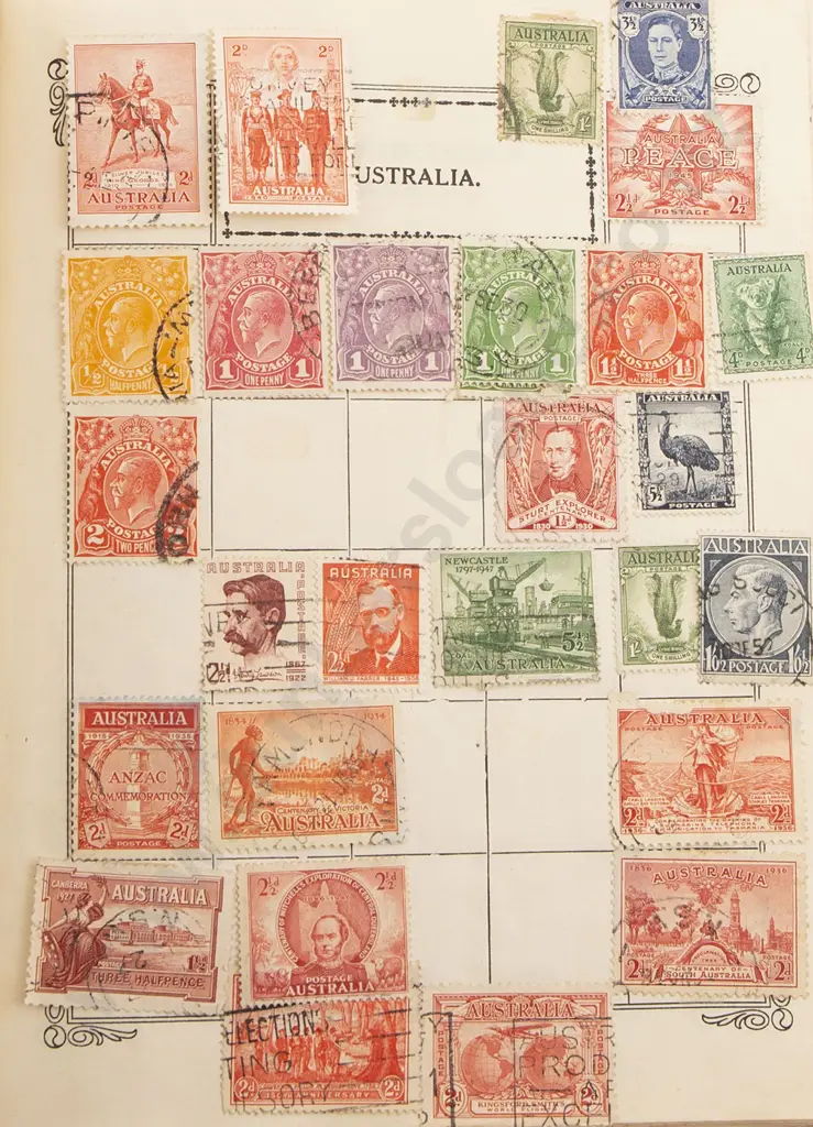 Six Vintage Stamp Albums Image 1++