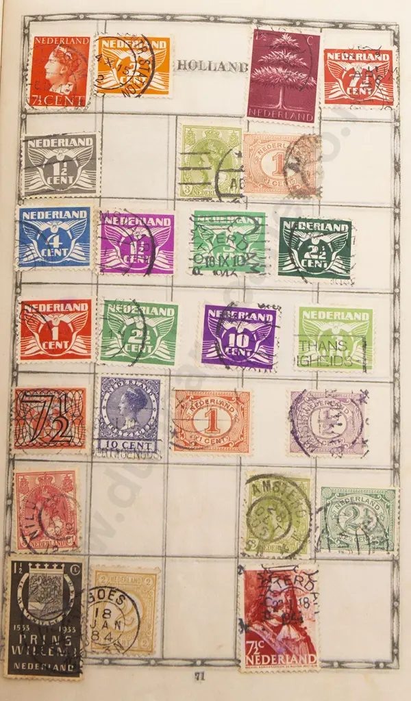 Six Vintage Stamp Albums Image 1++