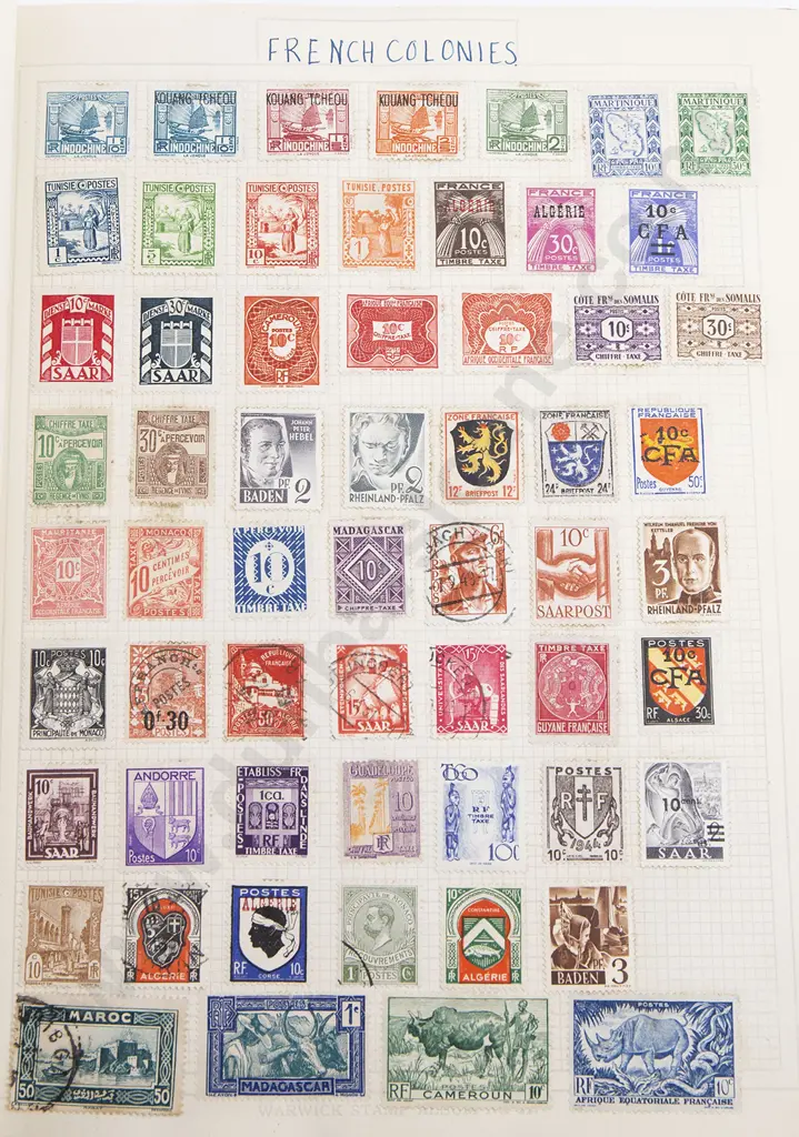 Three Vintage World Stamp Albums Image 1++