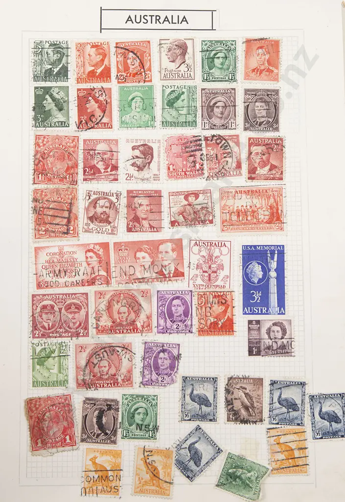 Six Vintage Stamp Albums Image 1++