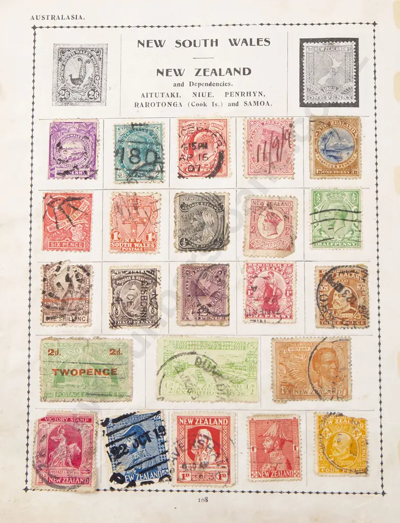 Six Vintage Stamp Albums Image 1++