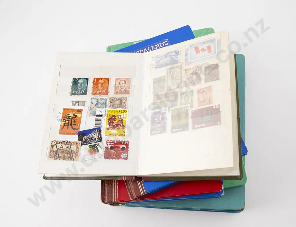 Seven Stock Book Albums Image 1++