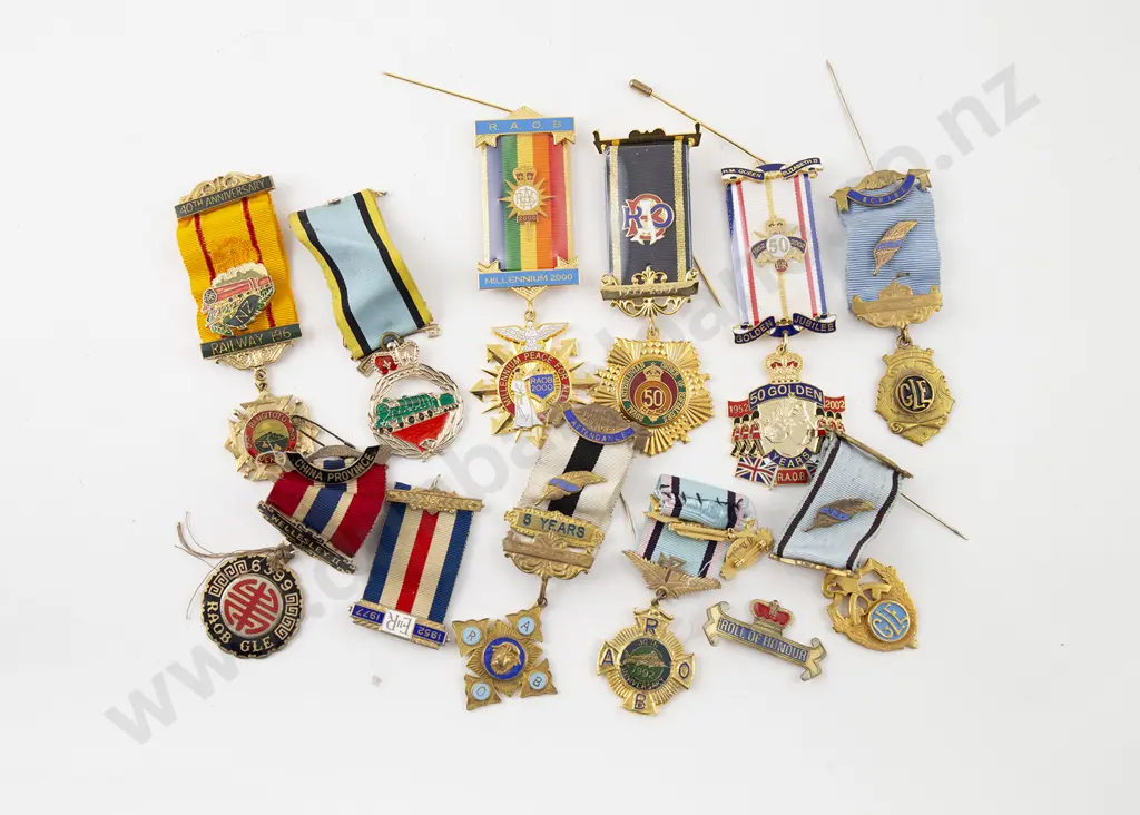 Selection Various Masonic Lodge Medals Image 1++