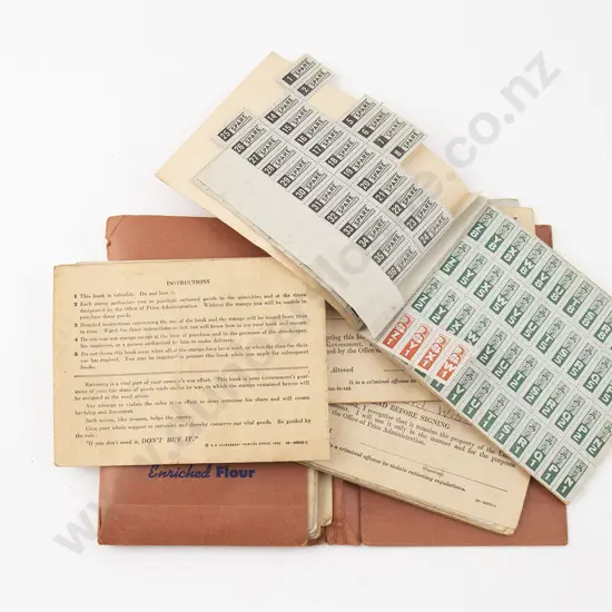 Qty WWII USA War Ration Books