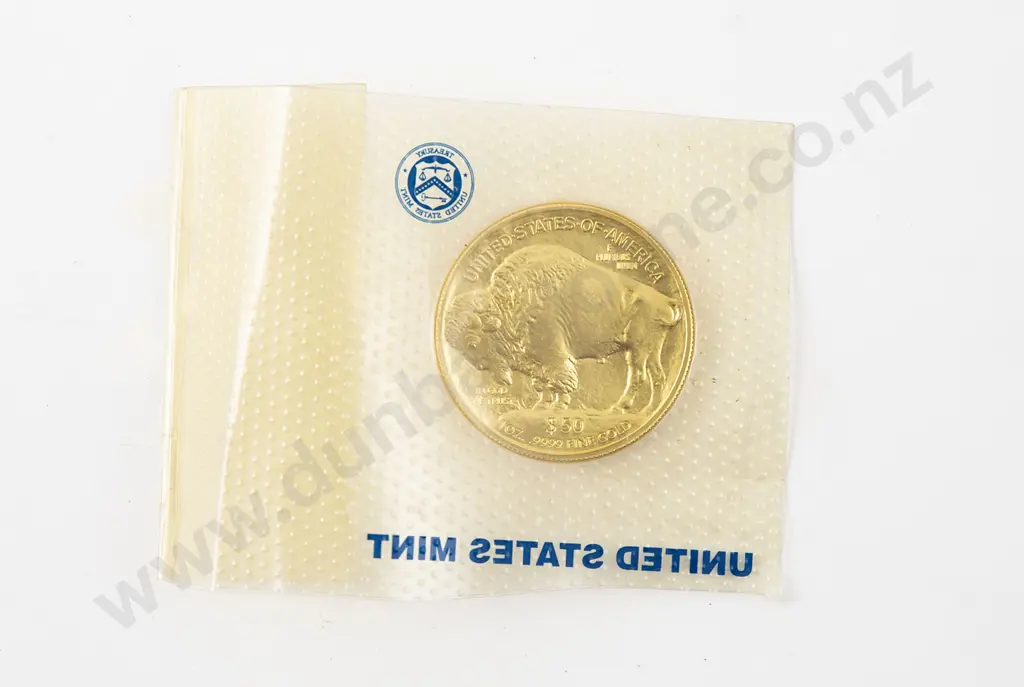 US 2013 1oz Fine Gold Buffalo $50 Coin Image 1++