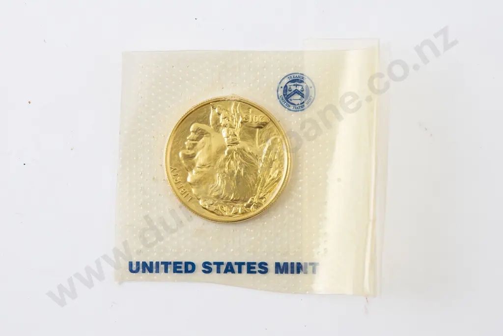 US 2013 1oz Fine Gold Buffalo $50 Coin Image 1++