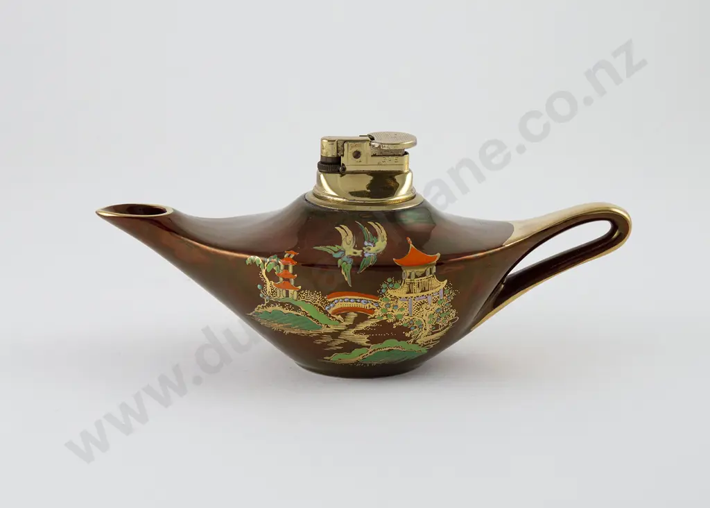 Carlton Ware Rouge Royale Aladdin's Lamp Table Lighter Image 1++