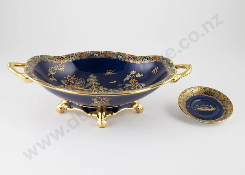 Carlton Ware Bleu Royale Boat Shaped Dish Image 1++