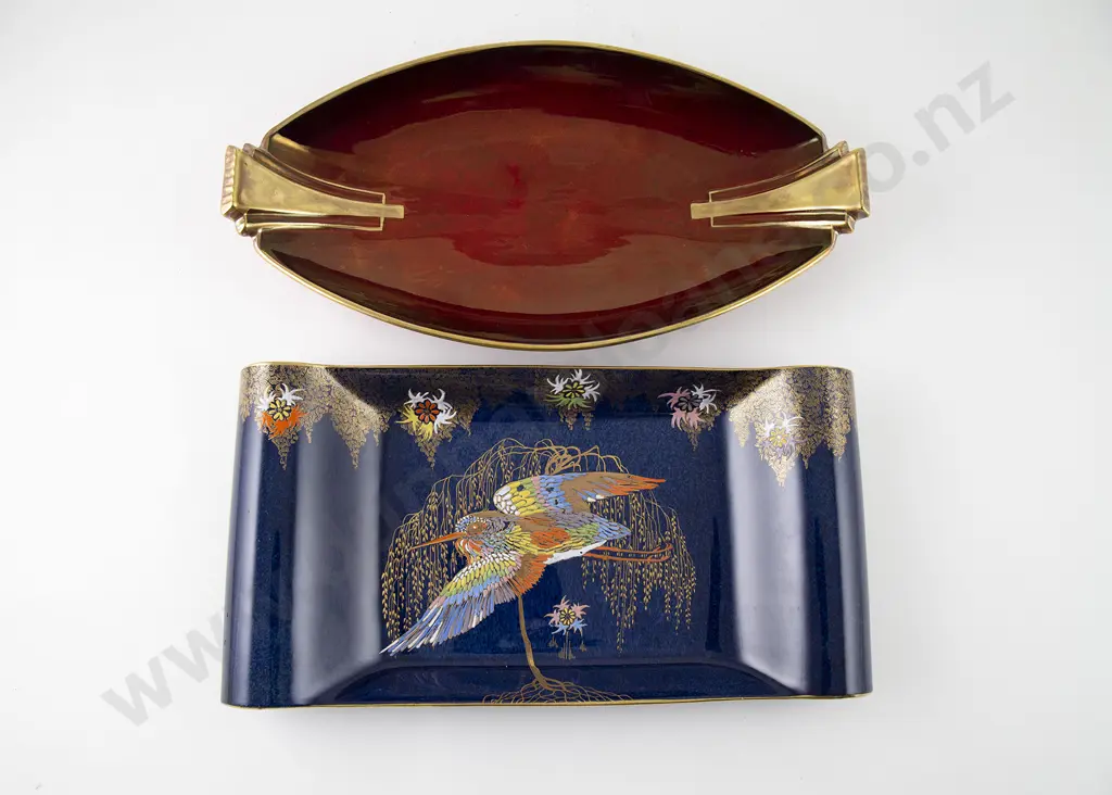 Carlton Ware Bleu Royale Oblong Dish Image 1++