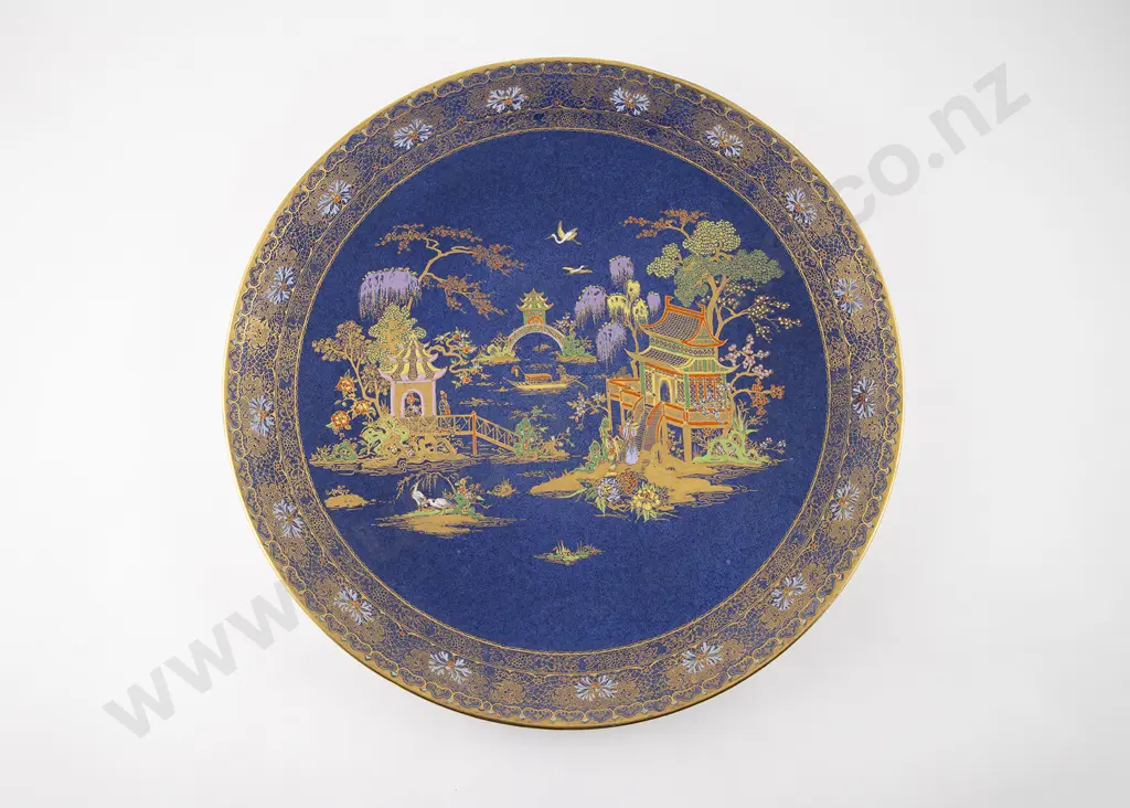 Carlton Ware Bleu Royale Charger Image 1++
