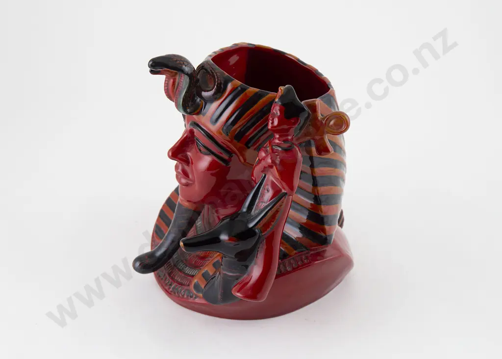 RD Large Flambe Character Jug The Pharaoh Image 1++