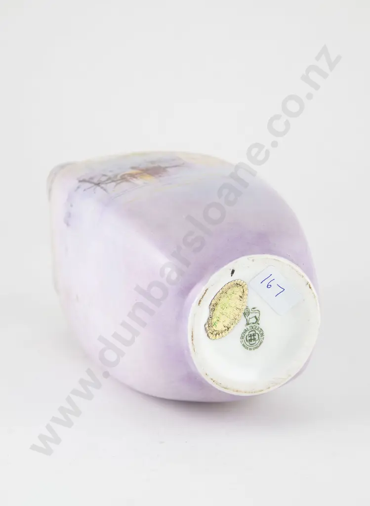 Royal Doulton Hand Painted Vase By J. A. Bailey Image 1++