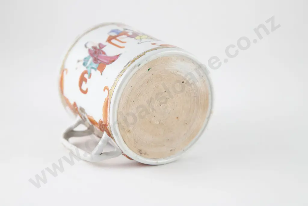 C18th Chinese Mandarin Export Ware Tankard Image 1++