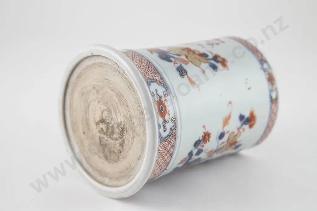 A Late C18th Chinese Imari Porcelain Tankard Image 1++