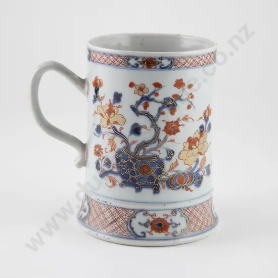 A Late C18th Chinese Imari Porcelain Tankard