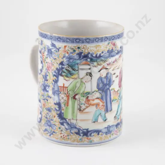 C18th Chinese Export Ware Porcelain Tankard