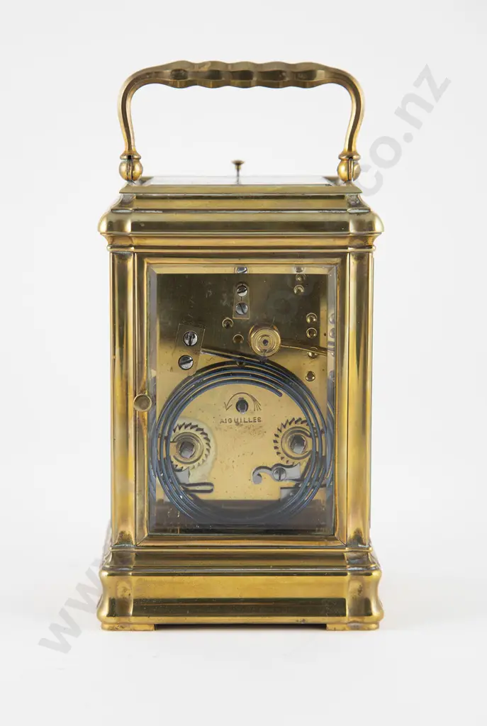 Large Victorian Brass Cased Carriage Clock Image 1++