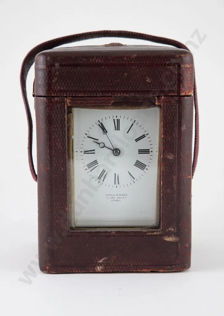 Large Victorian Brass Cased Carriage Clock Image 1++