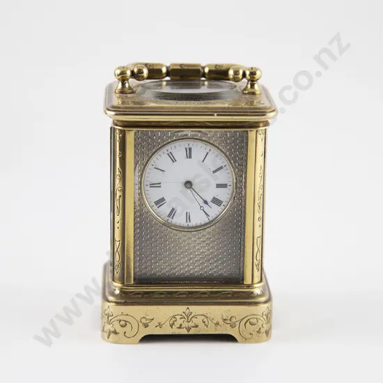 Small Victorian Brass Cased Carriage Clock