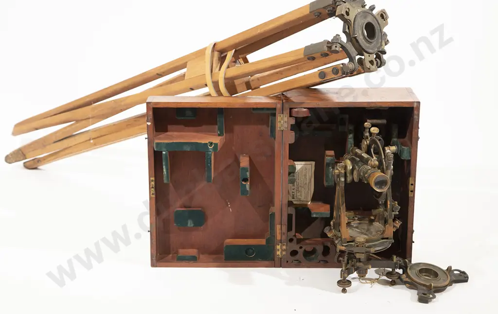 Vintage Troughton & Simms London Surveyors Transit Theodolite Image 1++