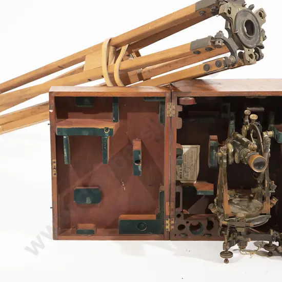 Vintage Troughton & Simms London Surveyors Transit Theodolite