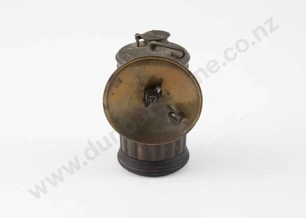 Late C19th US Made Brass Miners Lamp Image 1++
