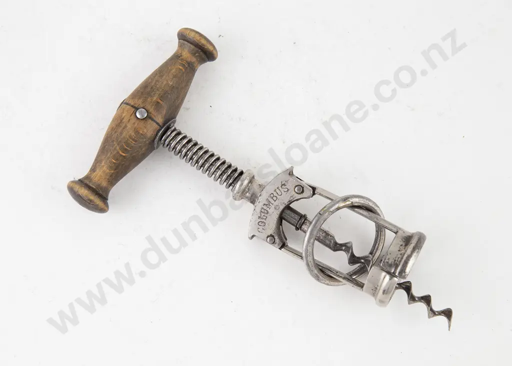 Vintage Fruher Columbus Spring Assist Split Frame Corkscrew Image 1++
