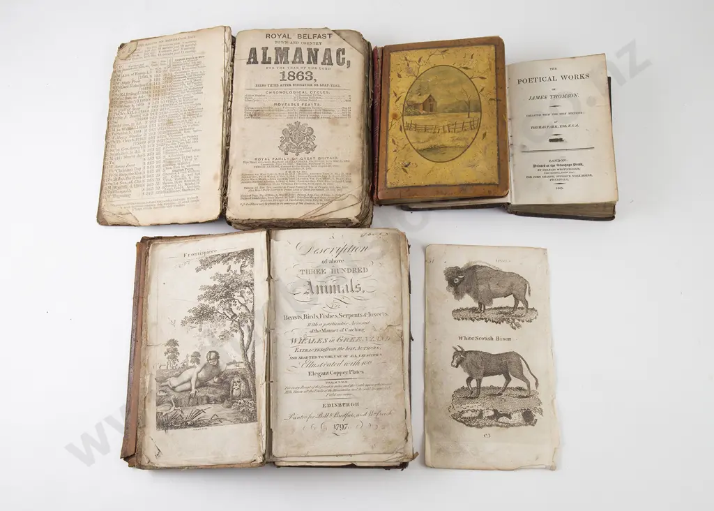 Four Antique Volumes Image 1++