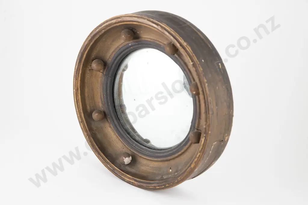 Small Regency Giltwood Convex Mirror Image 1++