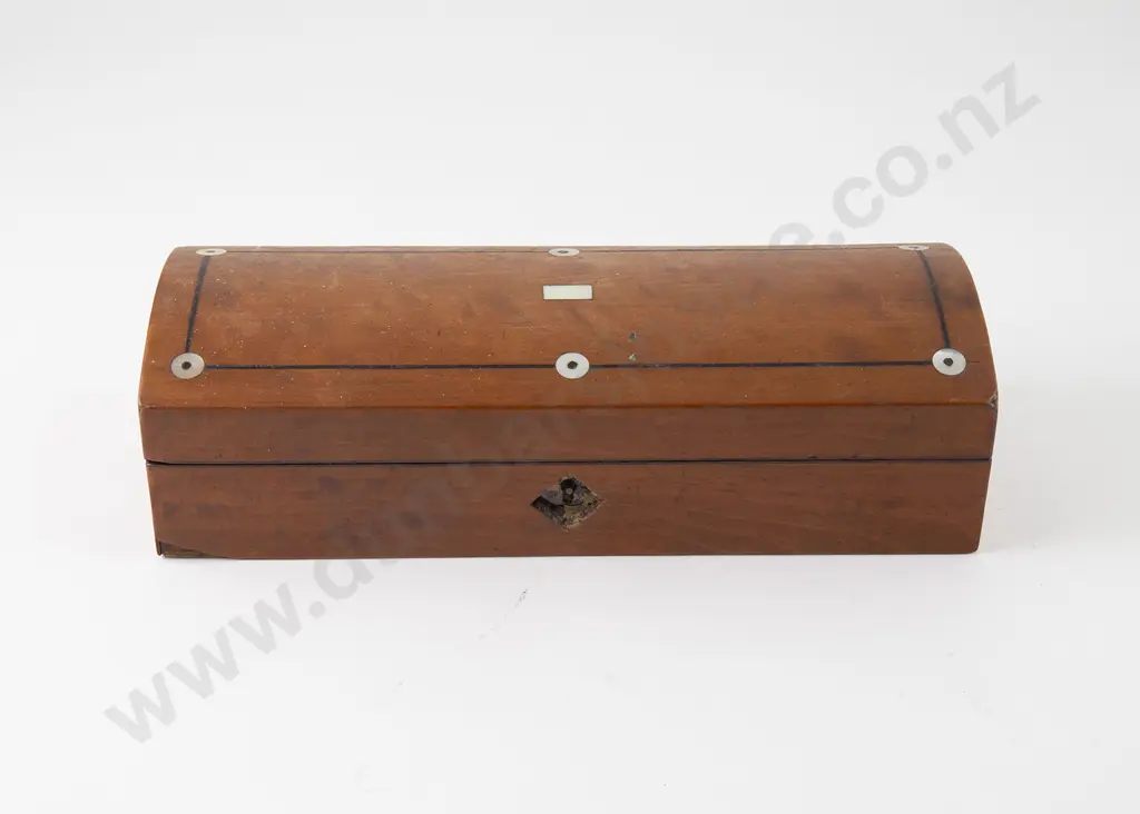 Victorian Satinwood Glove Box Image 1++
