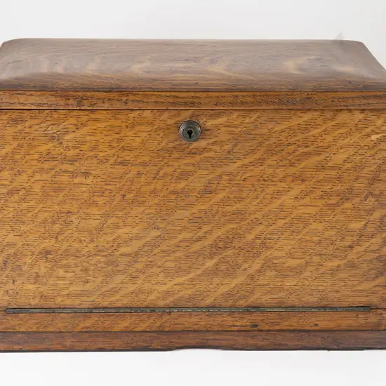 Victorian Oak Writing Compendium
