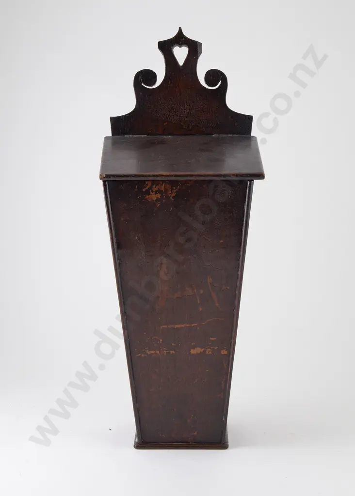 Geo III Oak Candle Box Image 1++